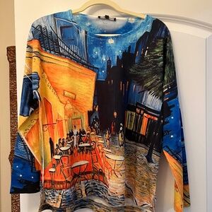 FLORA V ASHLEY PAINTING TOP